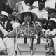 Marian Anderson sings to the crowd of civil rights demonstrators at the 1963 March on Washington. (Archive Photos/Getty Images)